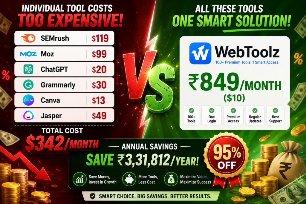 WebToolz vs ToolzBuy Comparison Chart 2026